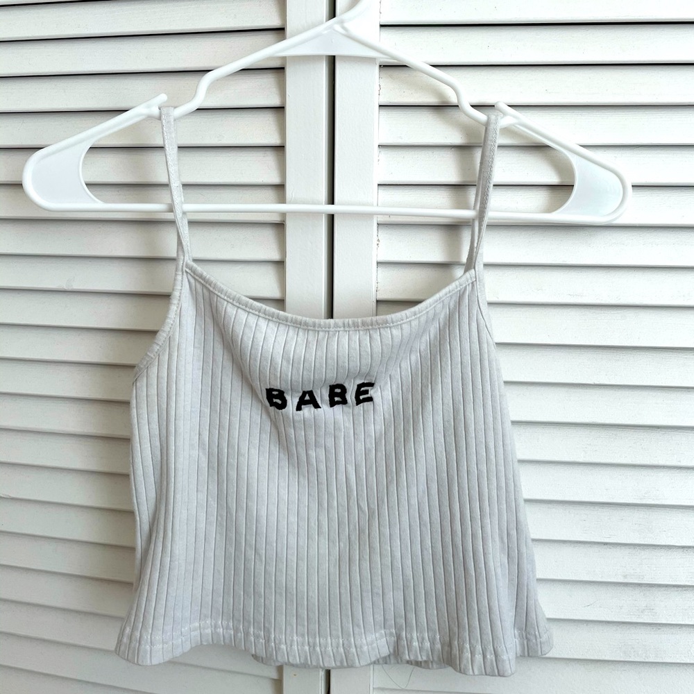Babe cropped tank